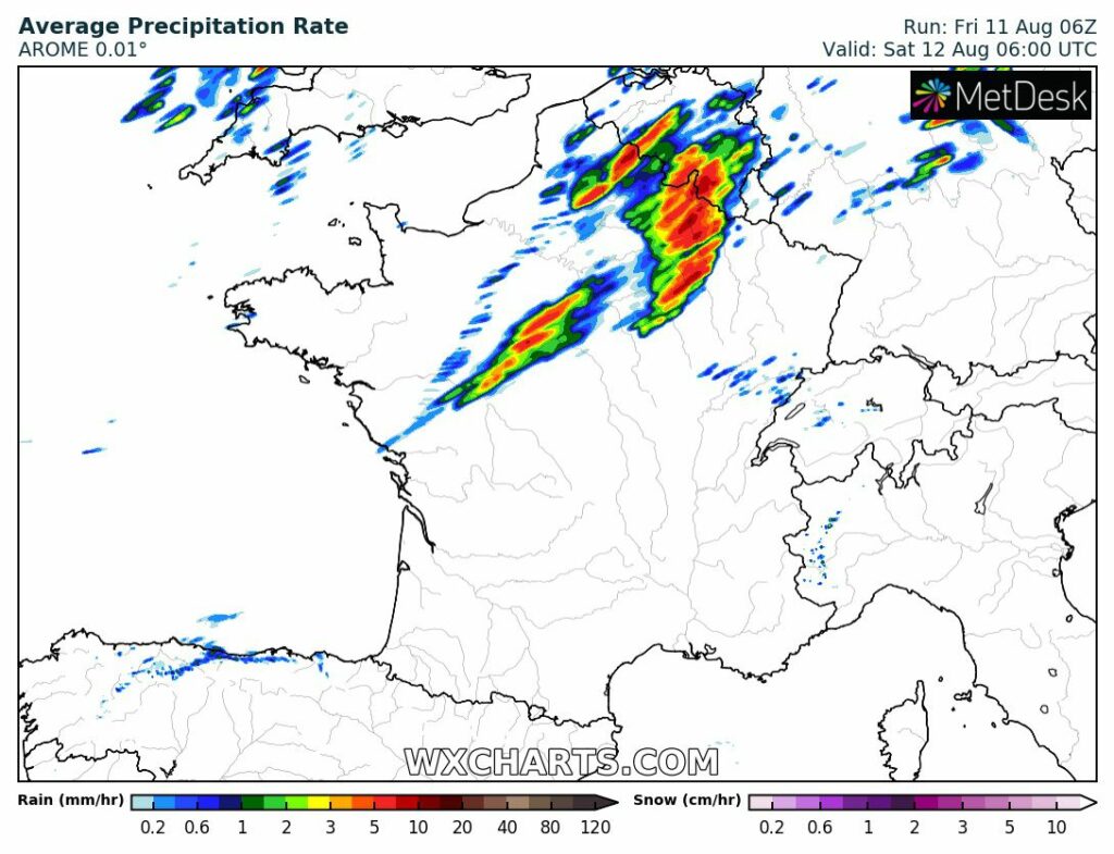 Des orages sont à prévoir ces prochaines heures.